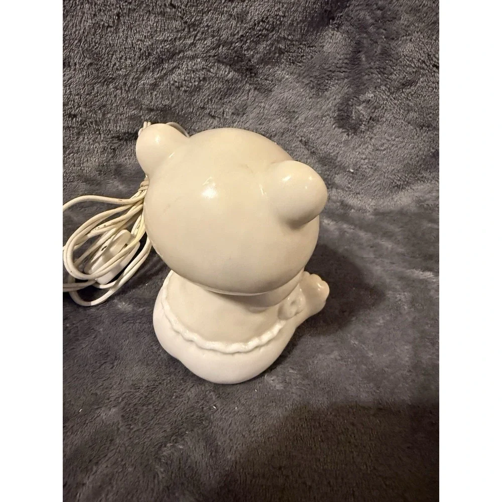 1985 Vintage Enesco Glass Bear Night Light Precious Moments Tested‎ And Works